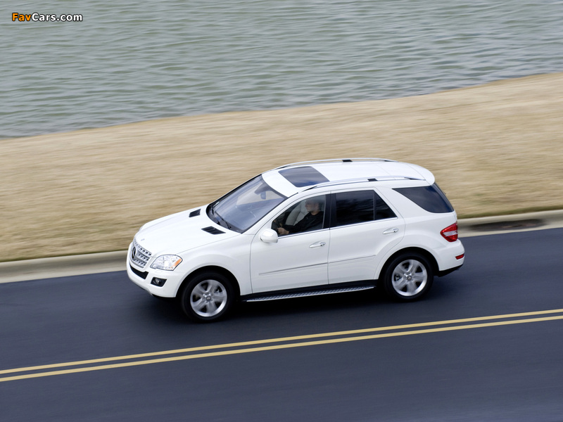 Mercedes-Benz ML 320 BlueTec (W164) 2008–11 wallpapers (800 x 600)