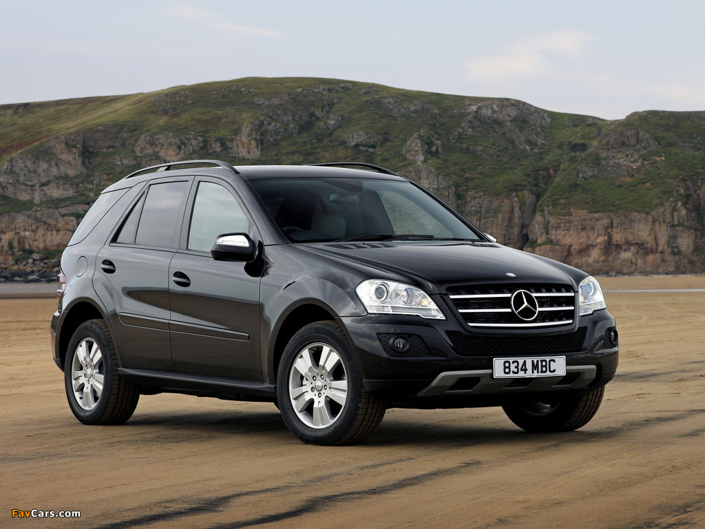 Mercedes-Benz ML 320 CDI UK-spec (W164) 2008–11 wallpapers (1024 x 768)