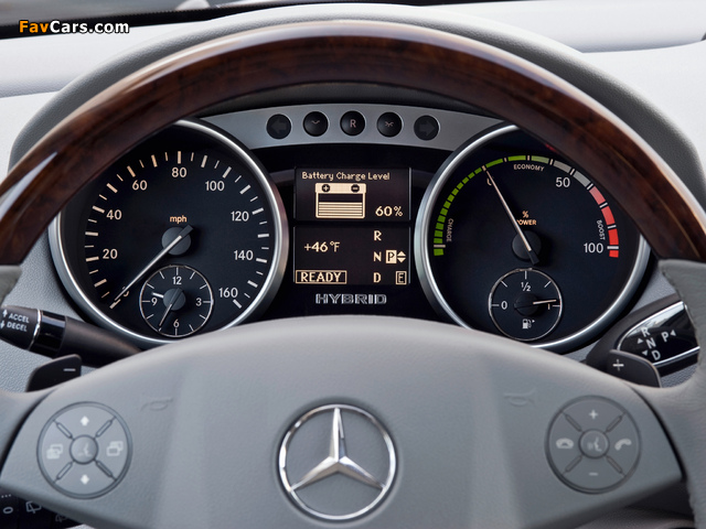 Mercedes-Benz ML 450 Hybrid (W164) 2009–11 images (640 x 480)