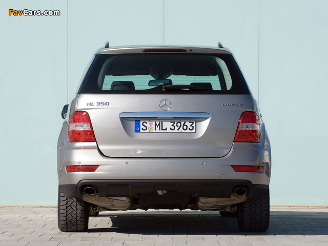 Mercedes-Benz ML 350 BlueTec (W164) 2009–11 pictures (640 x 480)