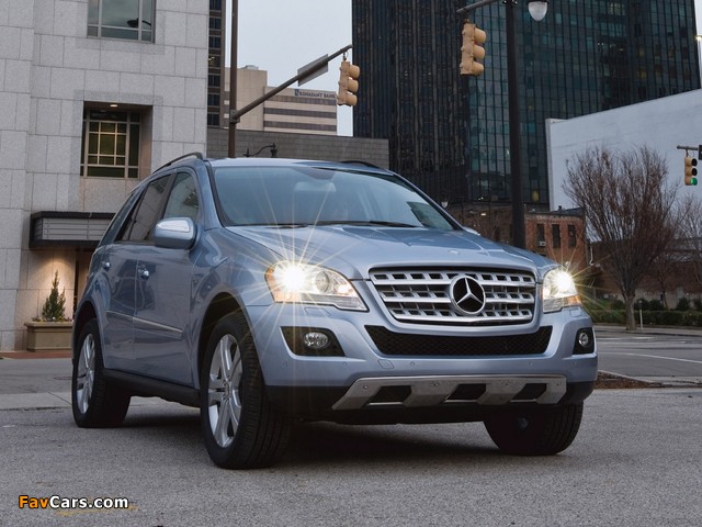 Mercedes-Benz ML 450 Hybrid (W164) 2009–11 wallpapers (640 x 480)