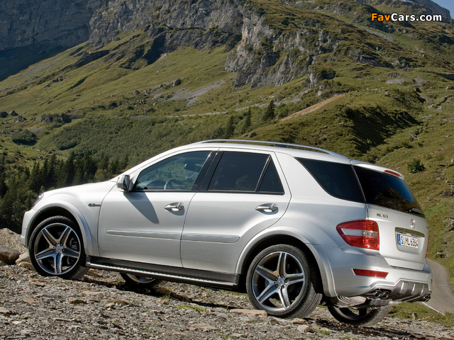 Mercedes-Benz ML 63 AMG 10th Anniversary (W164) 2009 wallpapers (640 x 480)