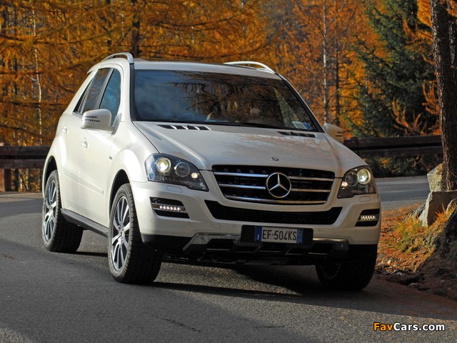 Mercedes-Benz ML 350 BlueTec Grand Edition (W164) 2010–11 images (640 x 480)