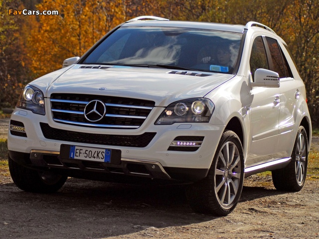 Mercedes-Benz ML 350 BlueTec Grand Edition (W164) 2010–11 photos (640 x 480)