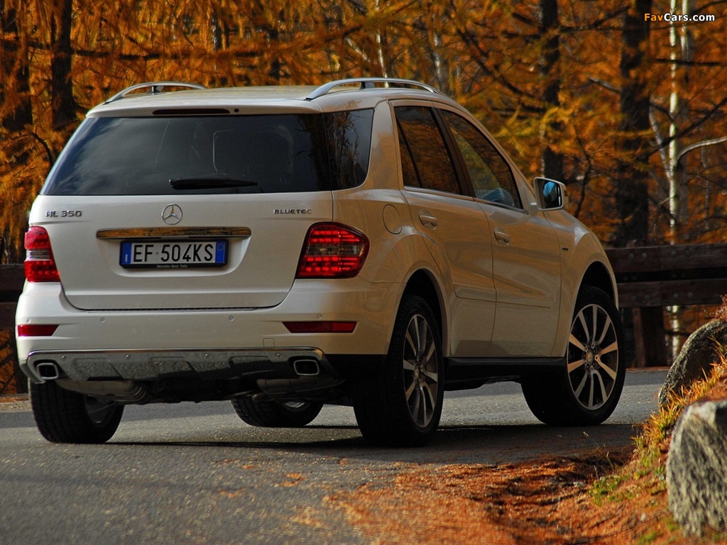 Mercedes-Benz ML 350 BlueTec Grand Edition (W164) 2010–11 wallpapers (1024 x 768)