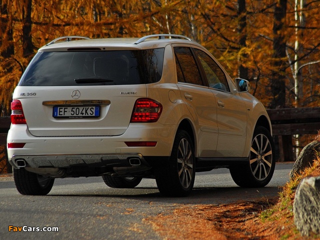 Mercedes-Benz ML 350 BlueTec Grand Edition (W164) 2010–11 wallpapers (640 x 480)