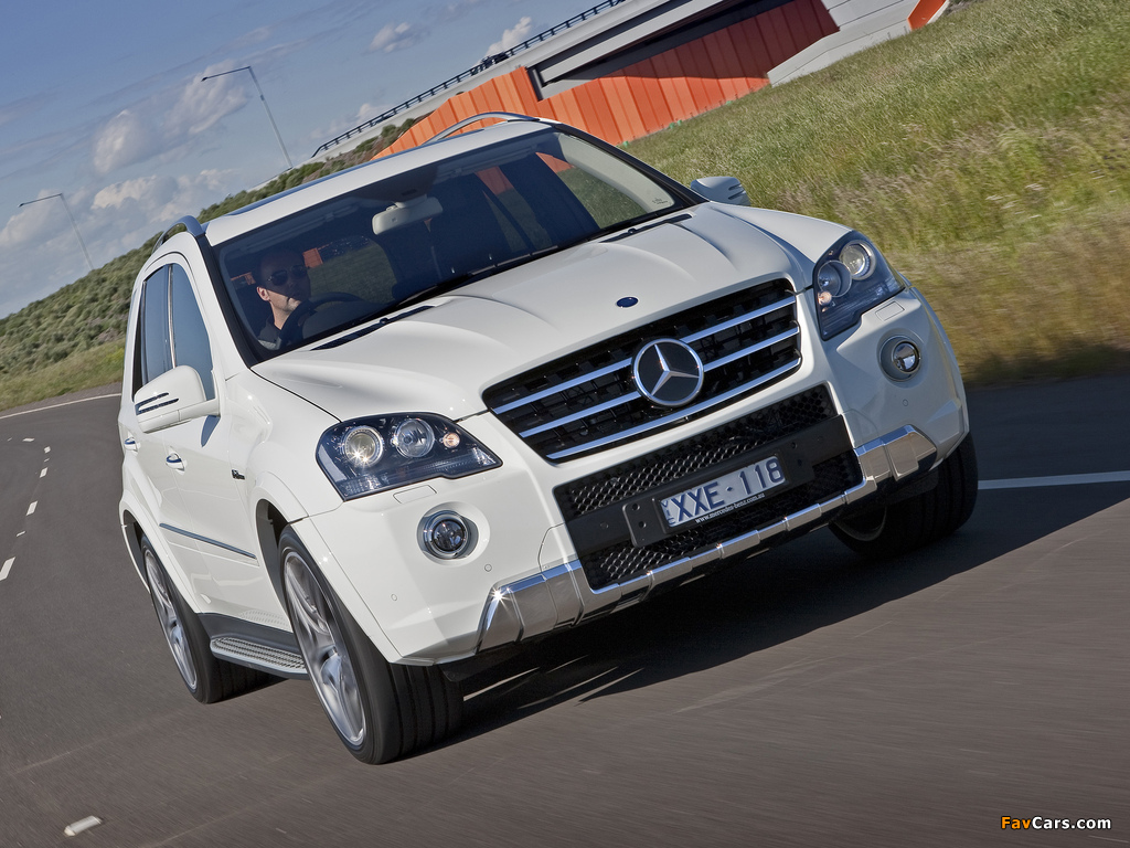 Mercedes-Benz ML 63 AMG AU-spec (W164) 2010–11 wallpapers (1024 x 768)