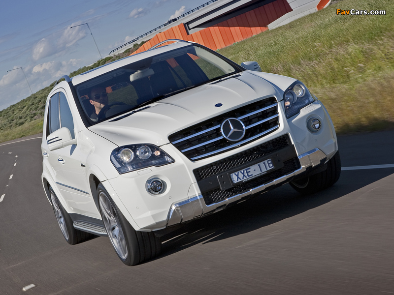 Mercedes-Benz ML 63 AMG AU-spec (W164) 2010–11 wallpapers (800 x 600)