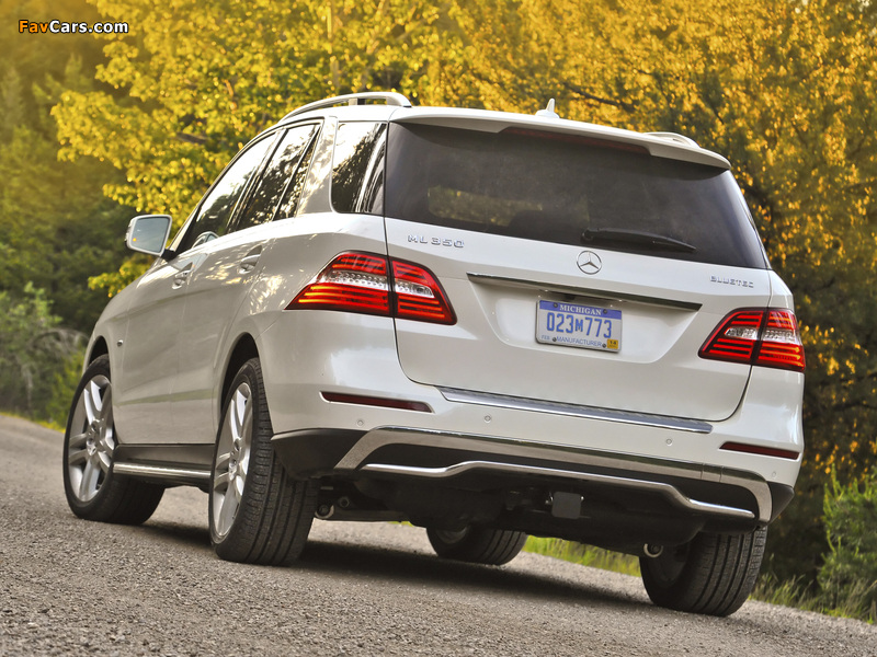 Mercedes-Benz ML 350 BlueTec US-spec (W166) 2011 images (800 x 600)