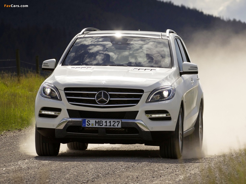 Mercedes-Benz ML 350 BlueEfficiency (W166) 2011 images (1024 x 768)