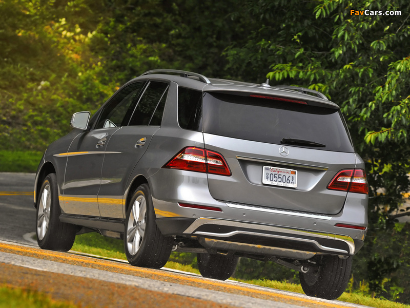 Mercedes-Benz ML 350 US-spec (W166) 2011 images (800 x 600)