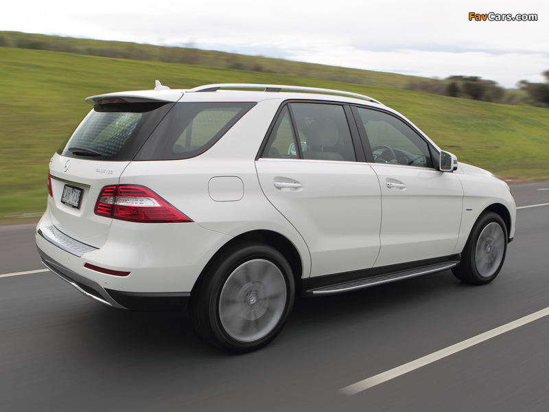 Mercedes-Benz ML 350 BlueTec AU-spec (W166) 2011 images (800 x 600)