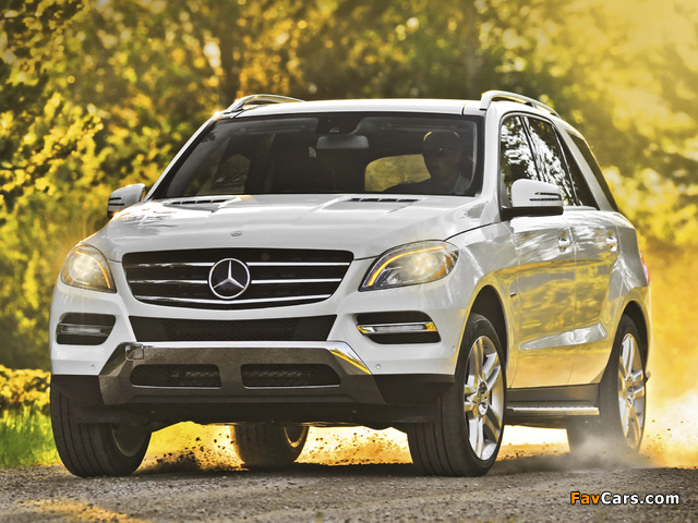 Mercedes-Benz ML 350 BlueTec US-spec (W166) 2011 photos (640 x 480)