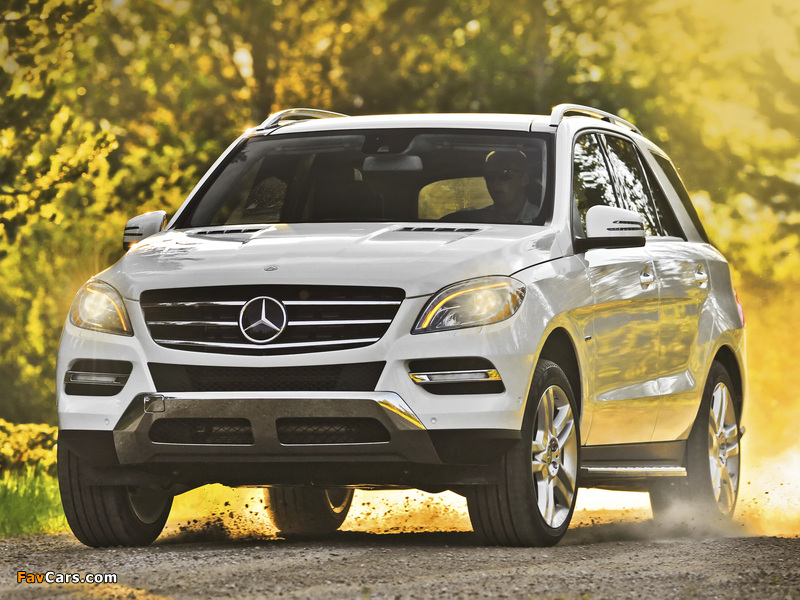 Mercedes-Benz ML 350 BlueTec US-spec (W166) 2011 photos (800 x 600)