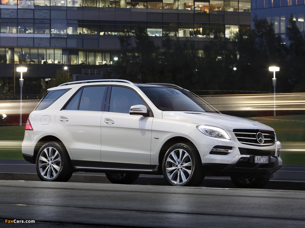 Mercedes-Benz ML 350 BlueTec AU-spec (W166) 2011 photos (1024 x 768)