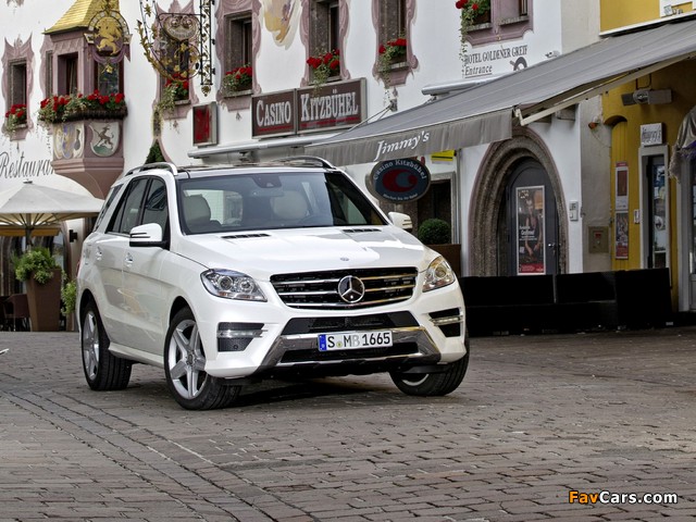 Mercedes-Benz ML 250 BlueTec AMG Sports Package (W166) 2011 photos (640 x 480)