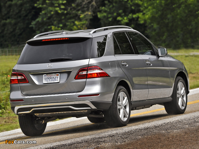 Mercedes-Benz ML 350 US-spec (W166) 2011 pictures (640 x 480)