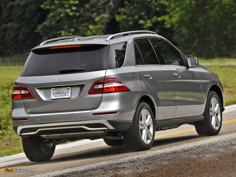 Mercedes-Benz ML 350 US-spec (W166) 2011 pictures (800 x 600)