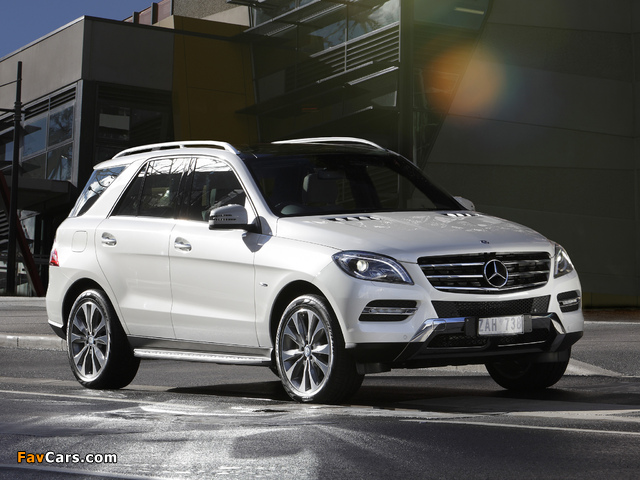 Mercedes-Benz ML 350 BlueTec AU-spec (W166) 2011 pictures (640 x 480)