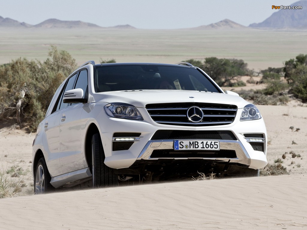 Mercedes-Benz ML 250 BlueTec AMG Sports Package (W166) 2011 wallpapers (1024 x 768)