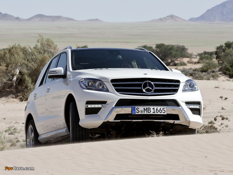 Mercedes-Benz ML 250 BlueTec AMG Sports Package (W166) 2011 wallpapers (800 x 600)