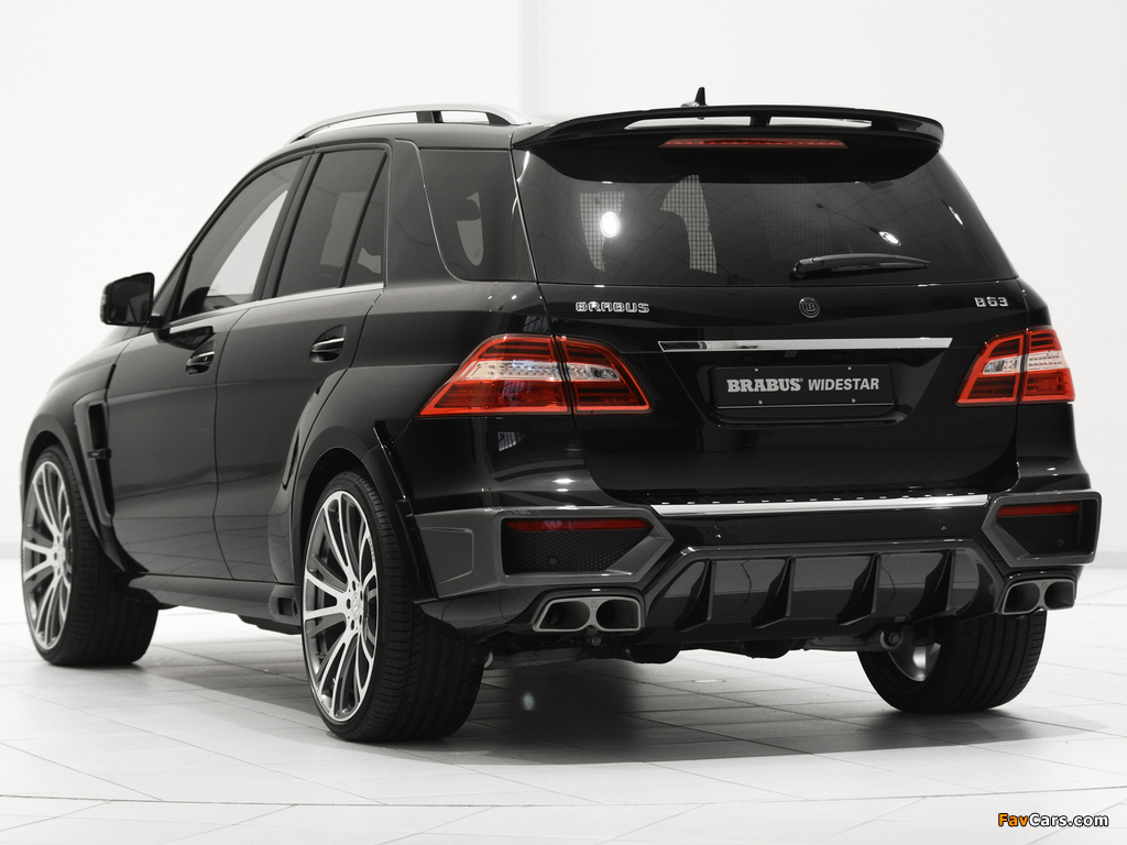 Brabus ML 63 Widestar (W166) 2012 images (1024 x 768)