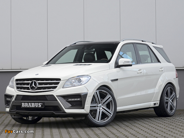 Brabus ML 63 Widestar (W166) 2012 photos (640 x 480)