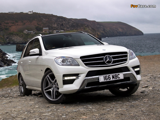 Mercedes-Benz ML 350 BlueTec AMG Sports Package UK-spec (W166) 2012 photos (640 x 480)