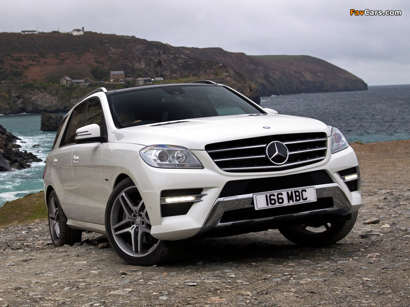 Mercedes-Benz ML 350 BlueTec AMG Sports Package UK-spec (W166) 2012 photos (800 x 600)