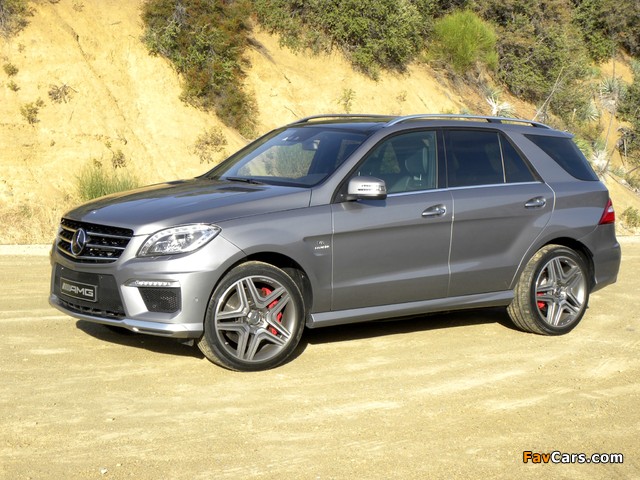 Mercedes-Benz ML 63 AMG (W166) 2012 pictures (640 x 480)