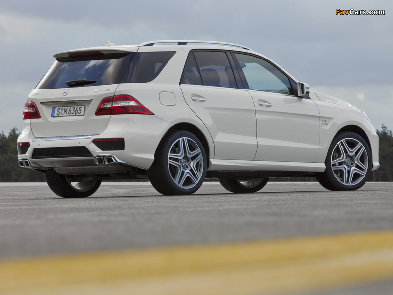 Mercedes-Benz ML 63 AMG (W166) 2012 wallpapers (800 x 600)