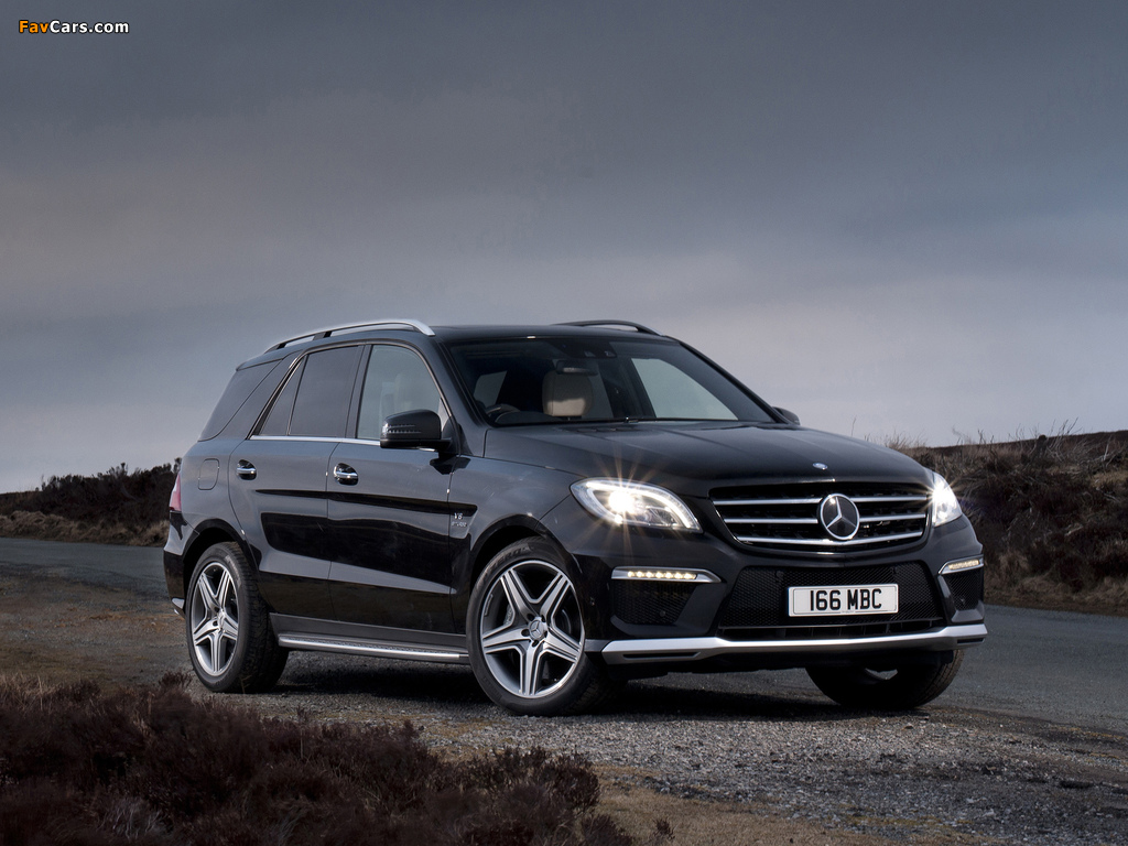 Mercedes-Benz ML 63 AMG UK-spec (W166) 2012 wallpapers (1024 x 768)