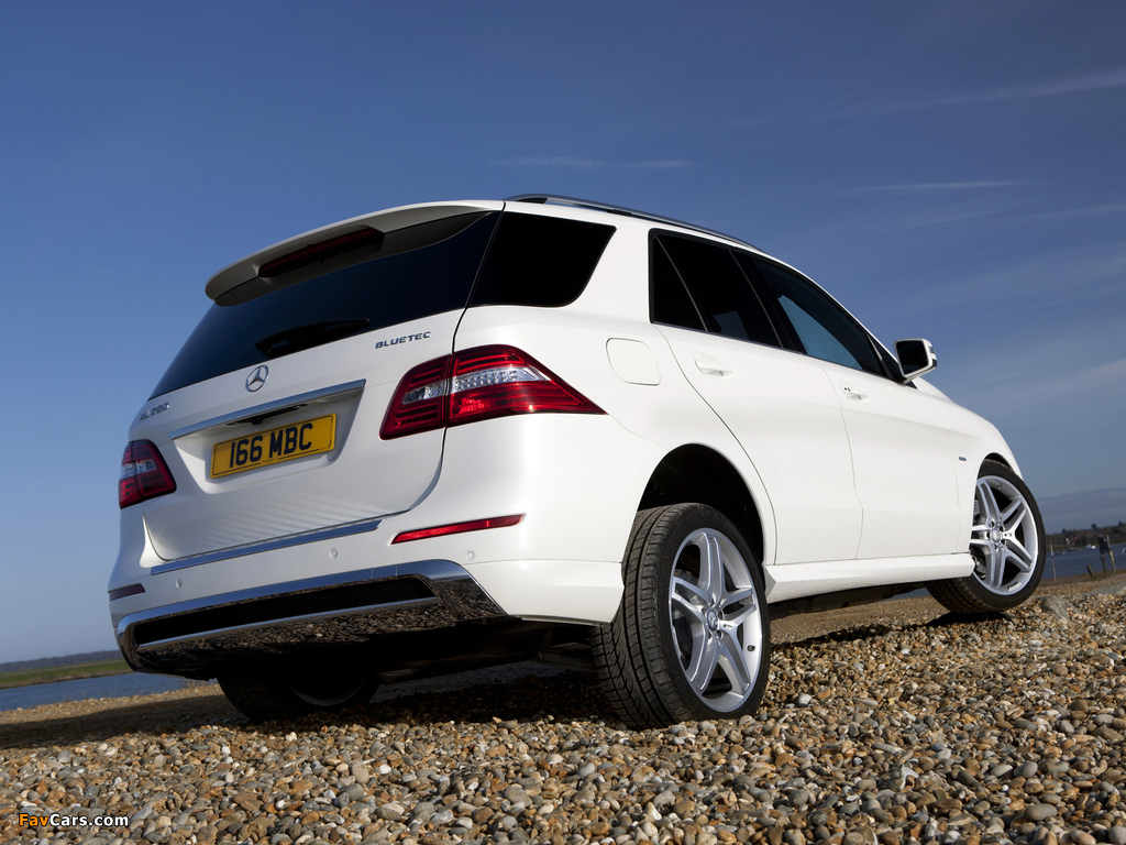 Mercedes-Benz ML 350 BlueTec AMG Sports Package UK-spec (W166) 2012 wallpapers (1024 x 768)
