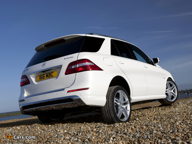 Mercedes-Benz ML 350 BlueTec AMG Sports Package UK-spec (W166) 2012 wallpapers (640 x 480)