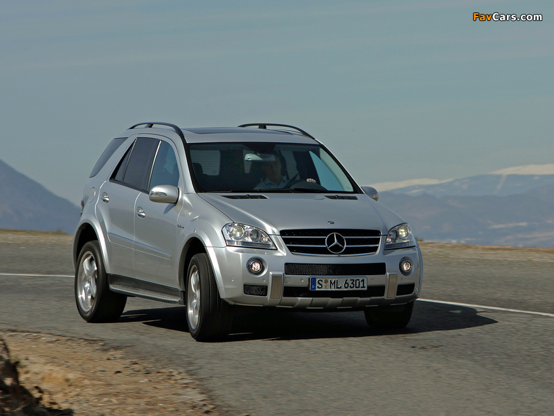 Photos of Mercedes-Benz ML 63 AMG (W164) 2006–08 (800 x 600)