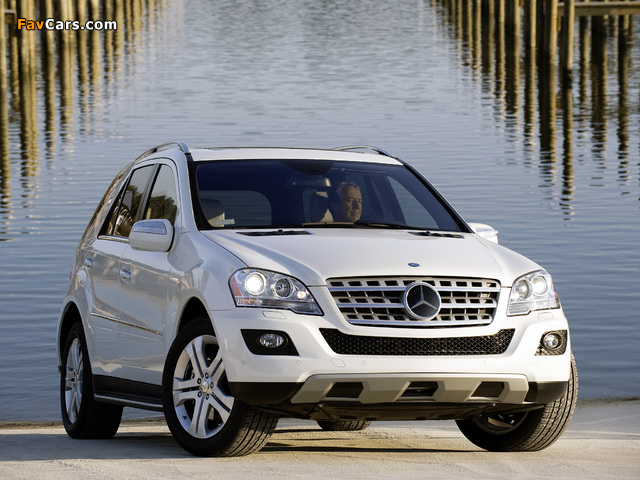 Photos of Mercedes-Benz ML 320 BlueTec (W164) 2008–11 (640 x 480)