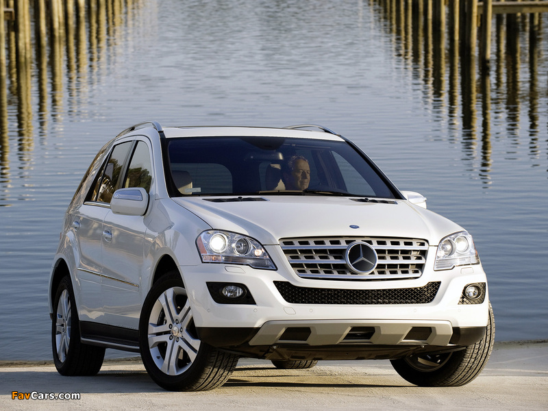 Photos of Mercedes-Benz ML 320 BlueTec (W164) 2008–11 (800 x 600)