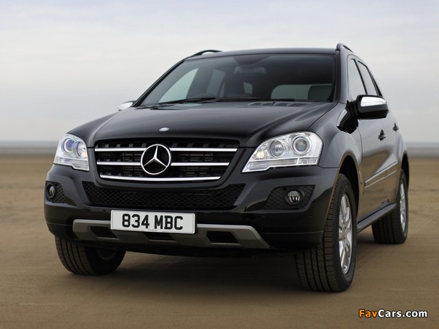 Photos of Mercedes-Benz ML 320 CDI UK-spec (W164) 2008–11 (640 x 480)