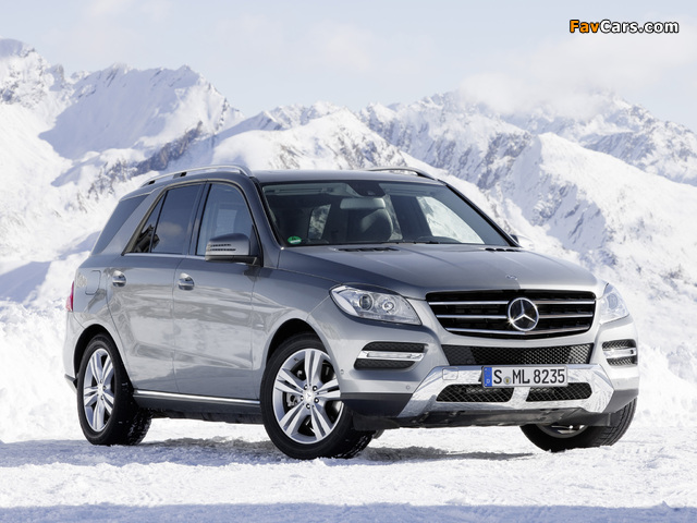 Photos of Mercedes-Benz ML 350 BlueTec (W166) 2011 (640 x 480)