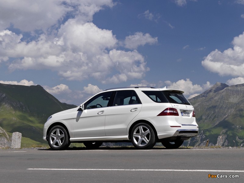 Photos of Mercedes-Benz ML 250 BlueTec AMG Sports Package (W166) 2011 (800 x 600)