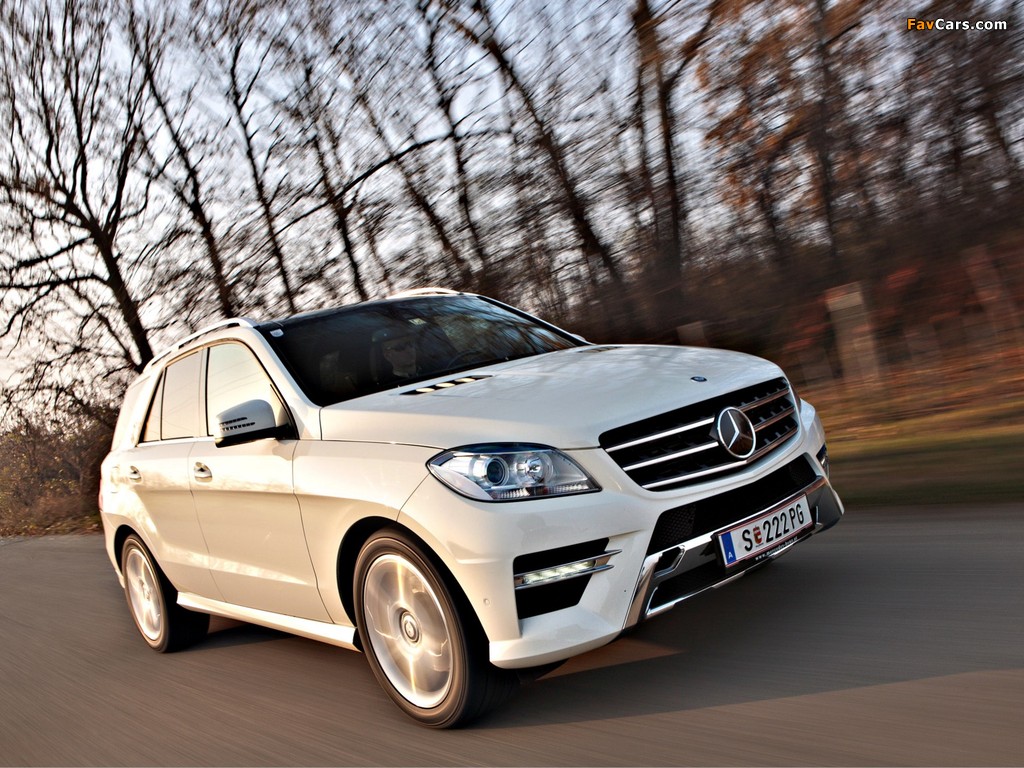 Photos of Mercedes-Benz ML 250 BlueTec AMG Sports Package (W166) 2011 (1024 x 768)