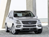 Photos of Mercedes-Benz ML 350 BlueEfficiency (W166) 2011