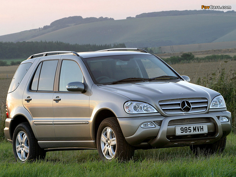 Pictures of Mercedes-Benz ML 350 UK-spec (W163) 2001–05 (800 x 600)