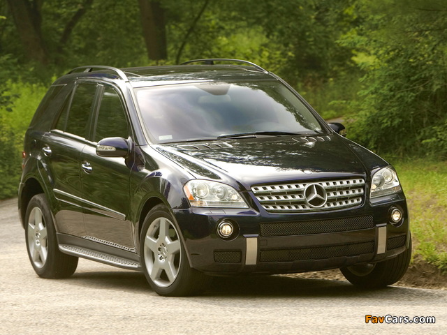 Pictures of Mercedes-Benz ML 550 (W164) 2006–08 (640 x 480)