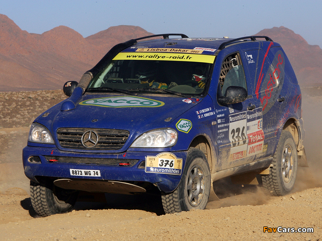 Pictures of Mercedes-Benz ML 430 Lisboa-Dakar (W163) 2007 (640 x 480)