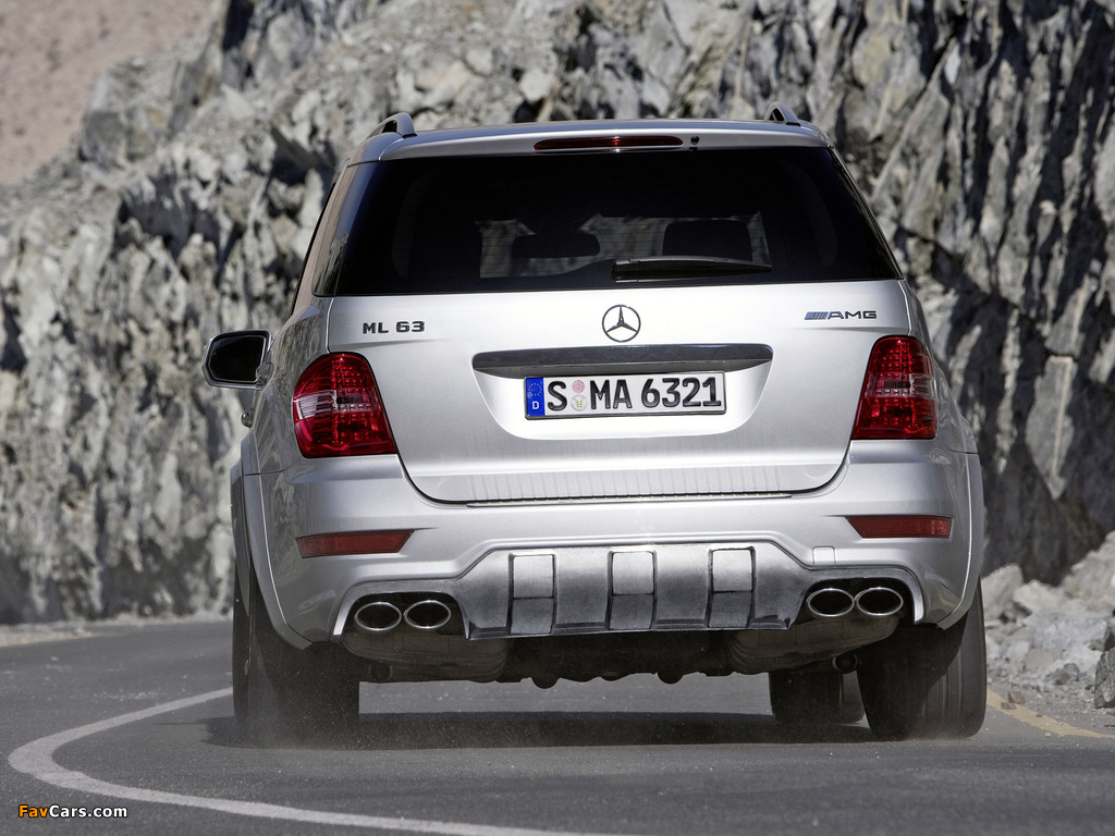 Pictures of Mercedes-Benz ML 63 AMG (W164) 2008–10 (1024 x 768)