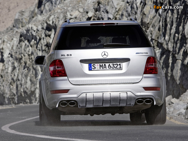 Pictures of Mercedes-Benz ML 63 AMG (W164) 2008–10 (640 x 480)