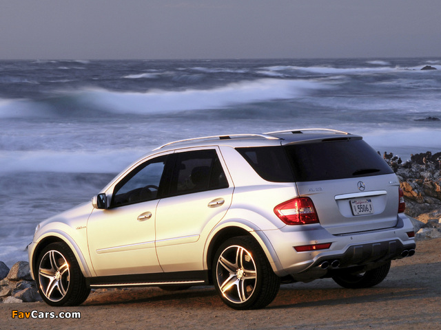 Pictures of Mercedes-Benz ML 63 AMG 10th Anniversary (W164) 2009 (640 x 480)