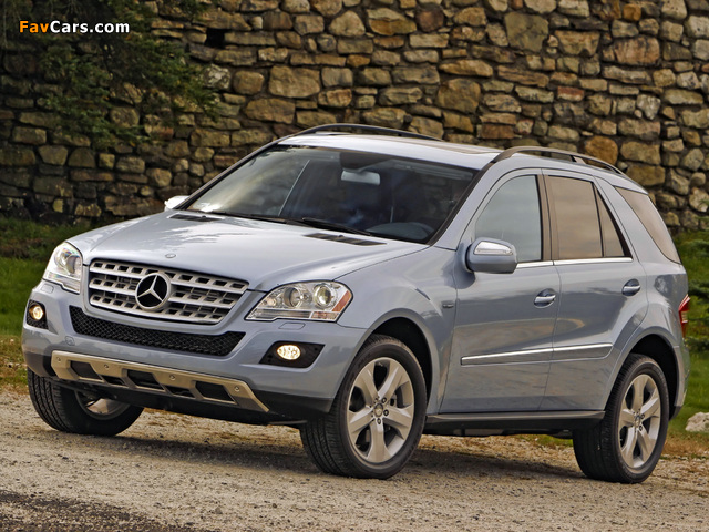 Pictures of Mercedes-Benz ML 350 BlueTec US-spec (W164) 2009–11 (640 x 480)