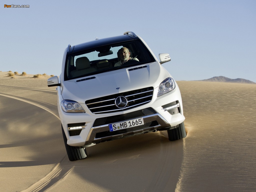 Pictures of Mercedes-Benz ML 250 BlueTec AMG Sports Package (W166) 2011 (1024 x 768)